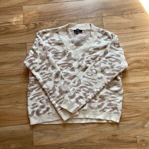 Lulus animal print sweater